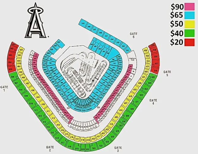Anaheim Seating Chart