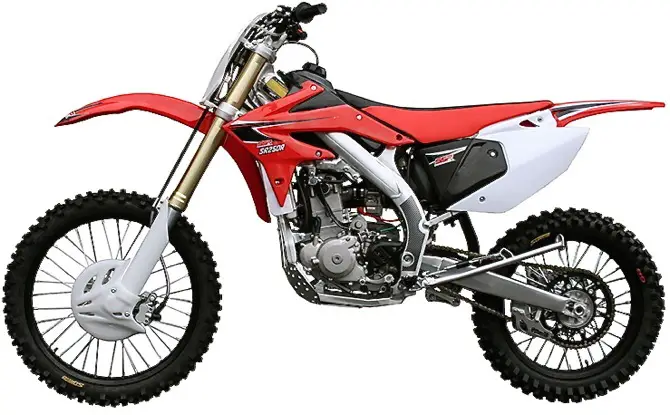 低于4000 美元的本田crf250 哎呀 它不是crf250 这是ssr Sr250r 越野摩托车行动杂志