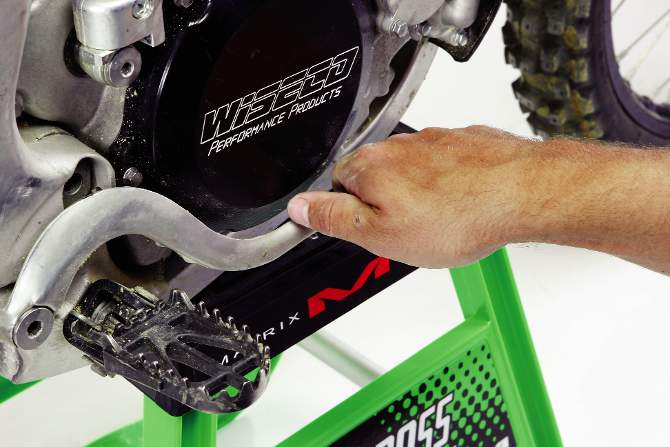REPLACE REAR BRAKE PADS WITHOUT BREAKING A SWEAT - Motocross Action Magazine