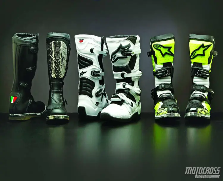 A Tale Of Three Alpinestars Boots Tech 8 Rs Tech 5 Super Victory Motocross Action Magazine