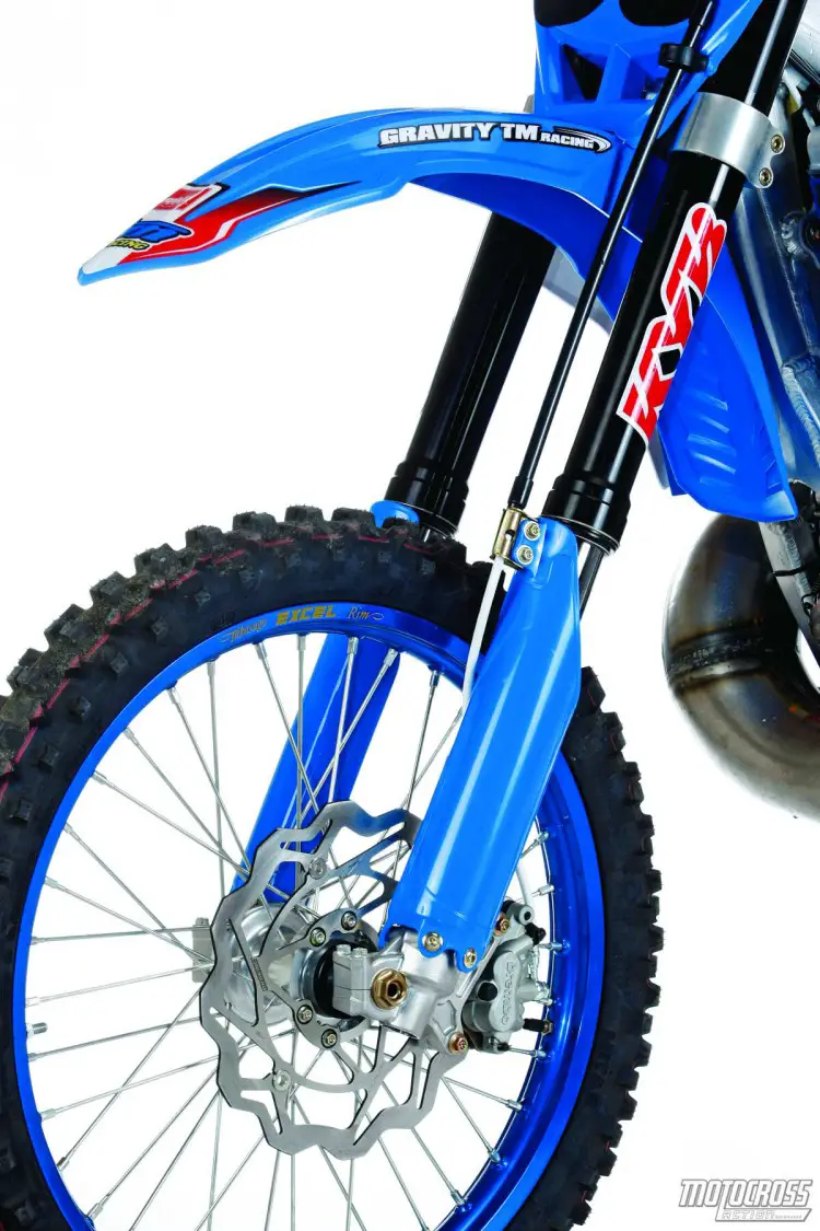 Simple touch: We love the TM 270mm front brake. Why? With just a simple touch of the front brake it will stop on a dime. 
