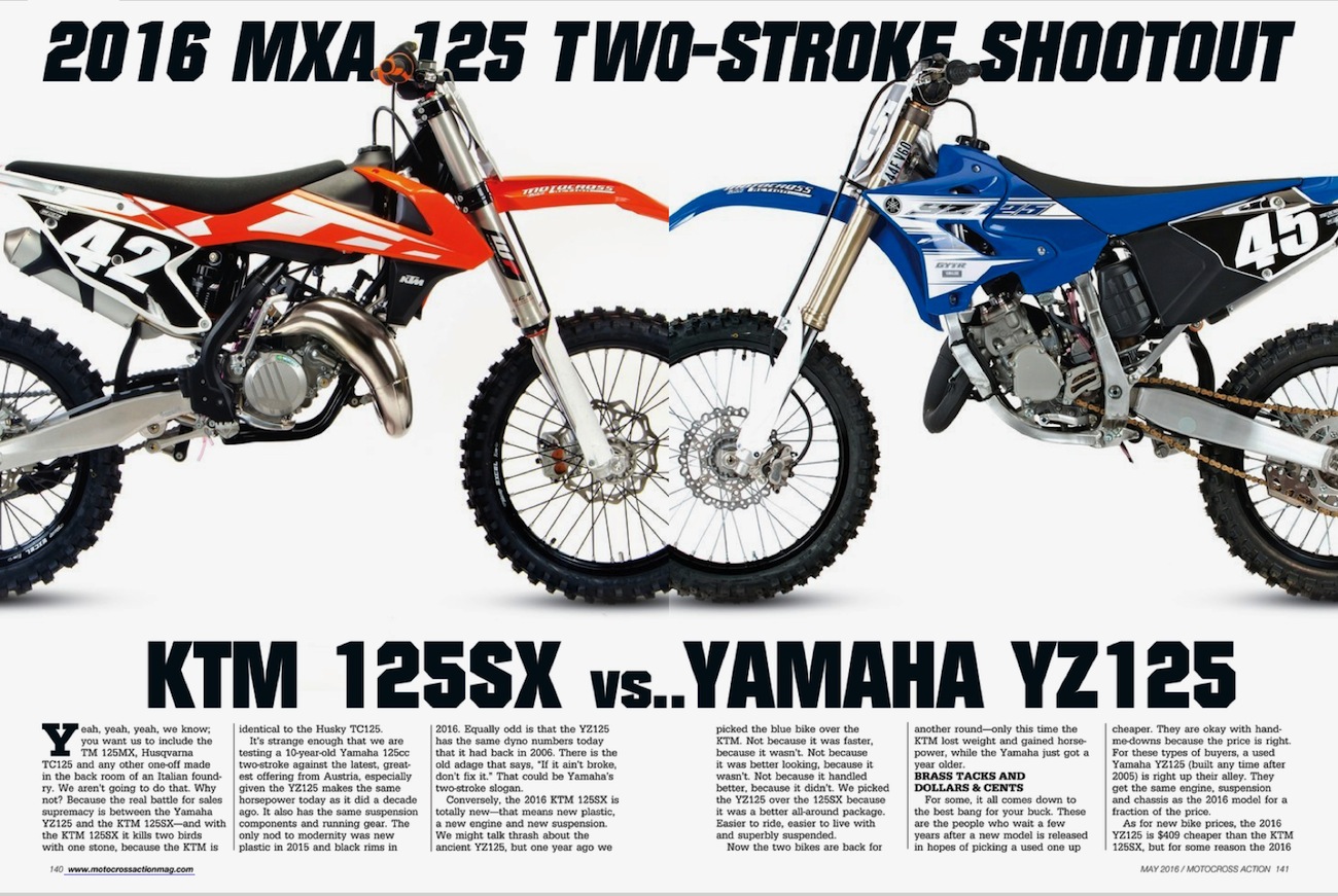 used yz125