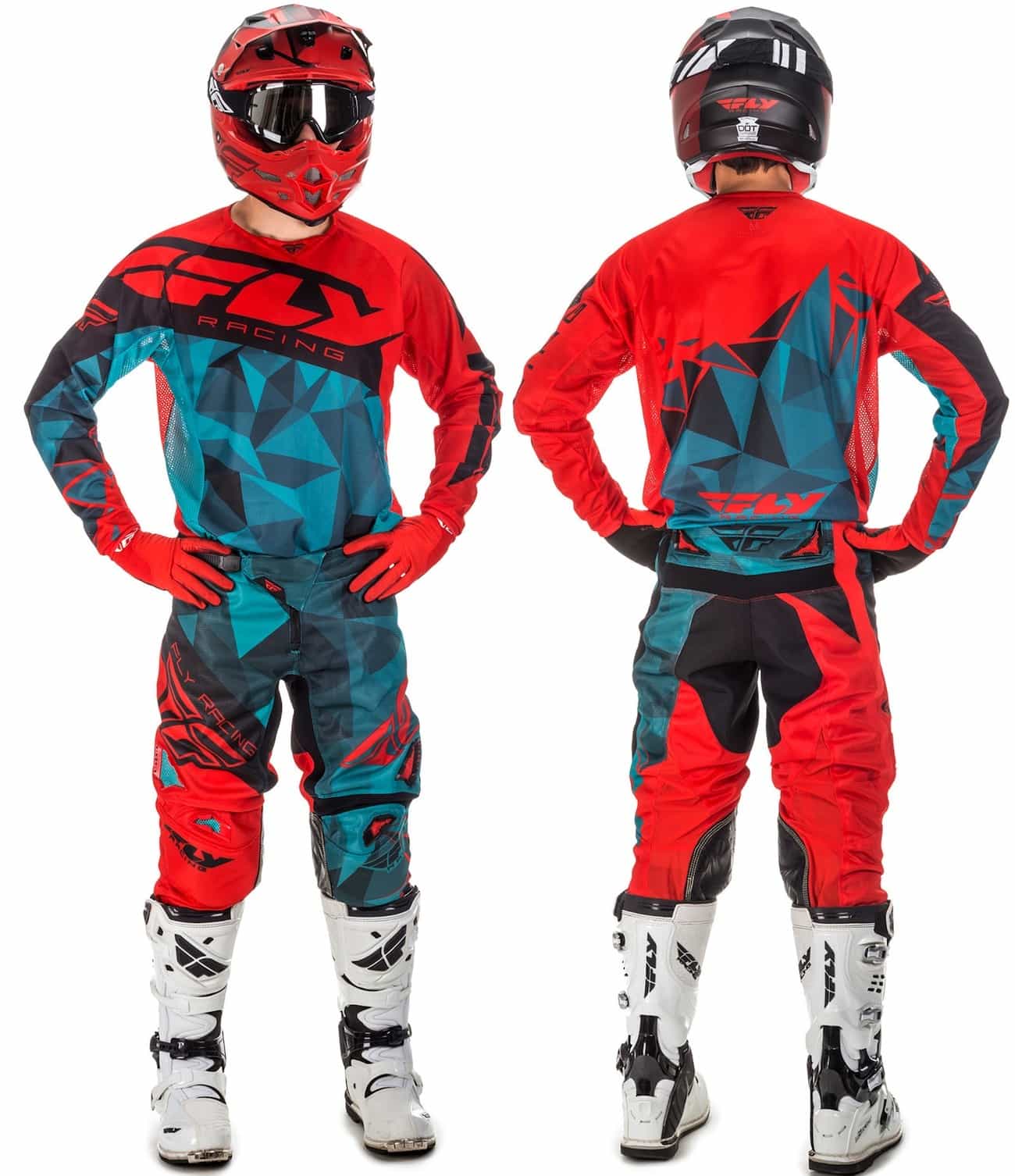Fly Racing 2017 Kinetic Crux Youth Motocross Jersey 
