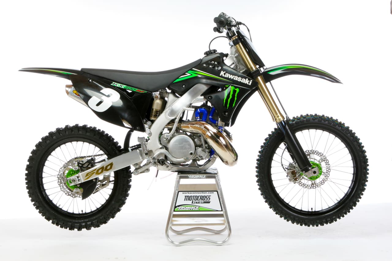 TWO-STROKE TUESDAY: ENGINE IN KX250F CHASSIS Motocross Action Magazine
