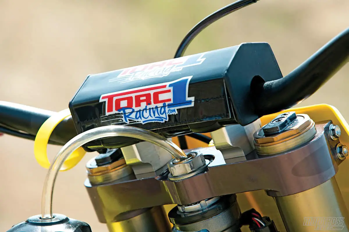 We needed oversized bars to fit the factory bar mounts. We went with trusted Torc1 bars and grips.