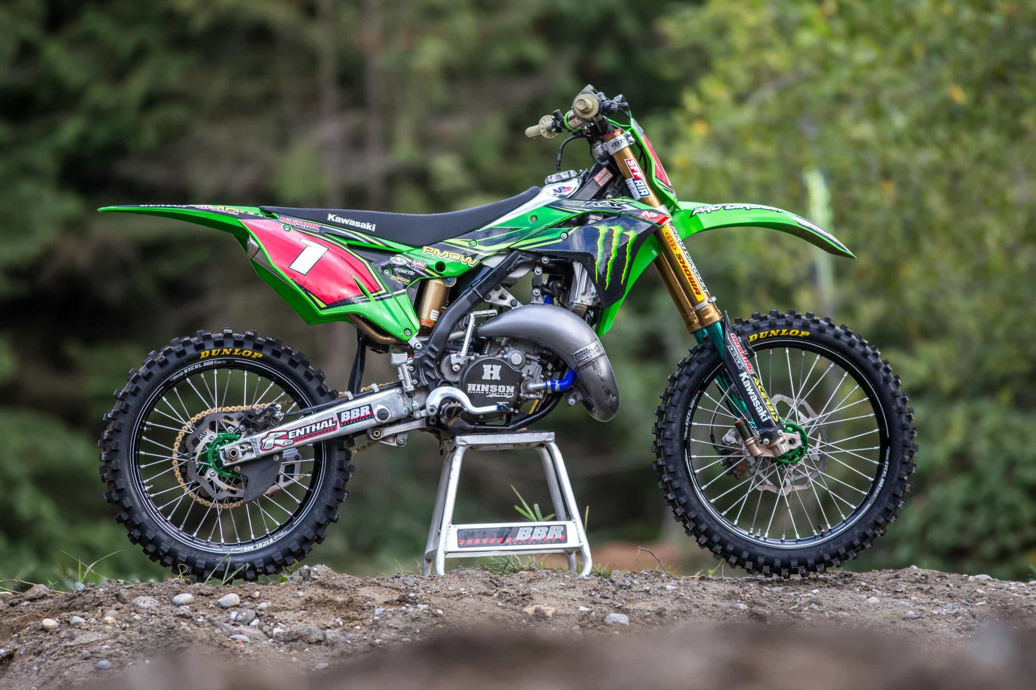 カワサキ KX125 モトクロッサー オフロードバイク