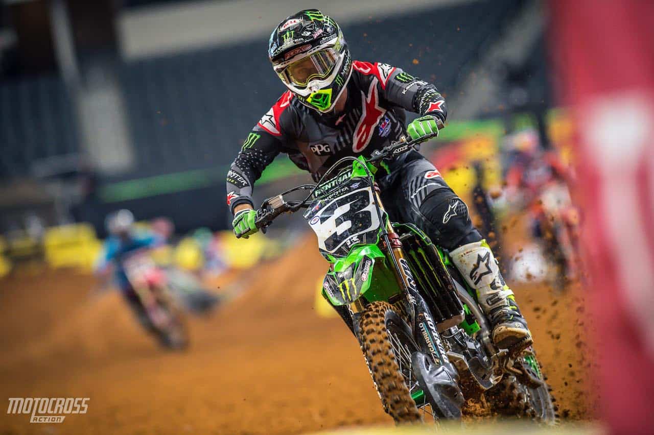 Eli came into the 2018 session to win the 2018 Supercross series. Since Eli's first crash at Anaheim 1 Eli hasn't been able to put a string of luck together. He sits 12th in points and 7th in the first qualifying session.