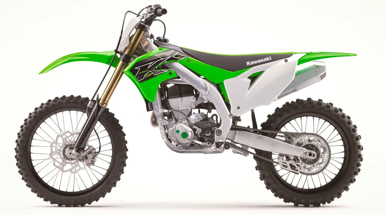 Moto Kawasaki KXF 450 2019 pilote E. Tomac n°3 New Ray : King