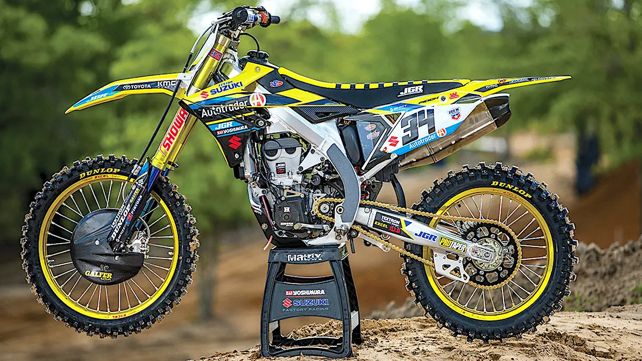 MXA RETRO TEST: WE RIDE WESTON PEICK'S 2018 JGR/AUTOTRADER SUZUKI