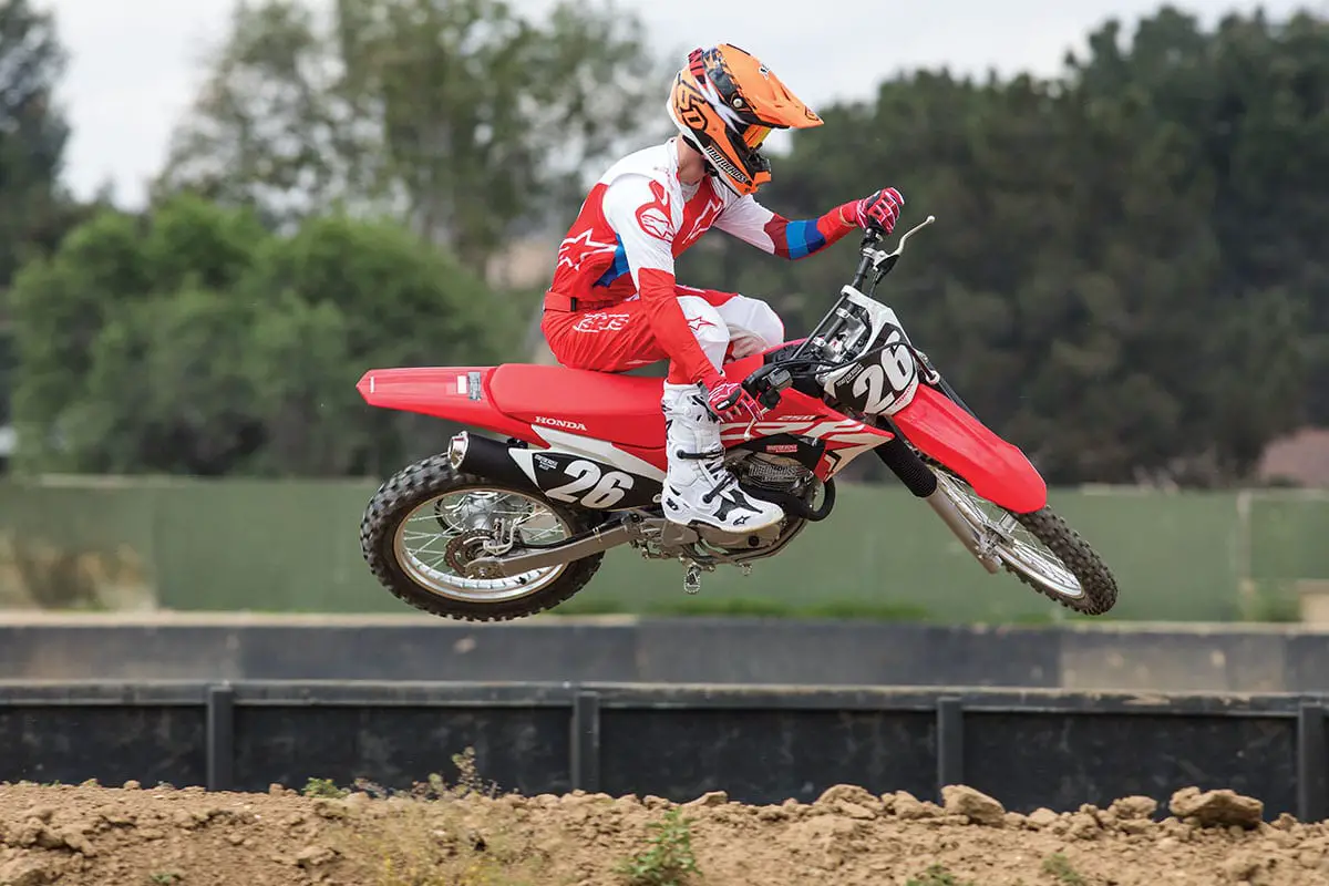 Moto De Brinquedo Motocross Trilha Suspensão Corrida Grande vermelha