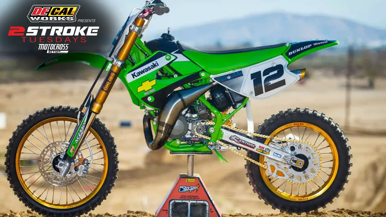 TWO-STROKE 1991 KX80 CHASSIS WITH KX125 ENGINE - Motocross Action Magazine
