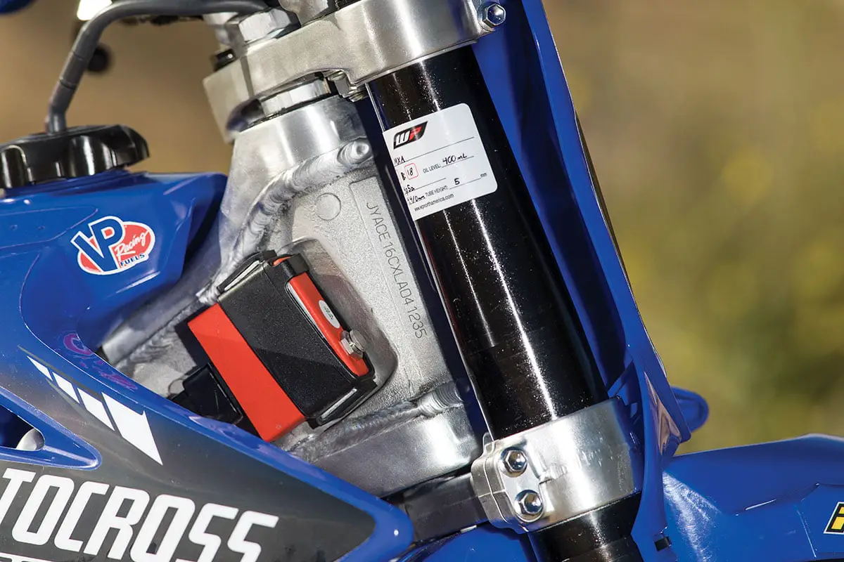 Yamaha YZ125/250 RFX RED Rear Brake Resevoir Top Motocross 