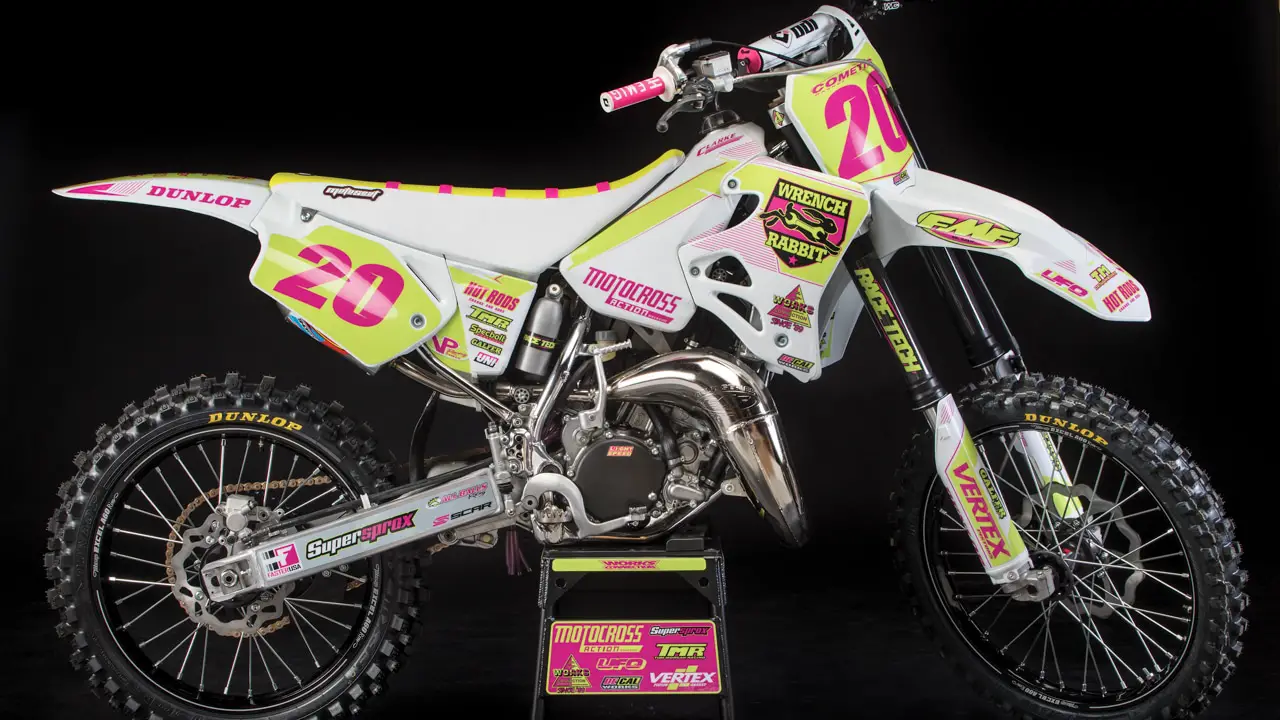 MXAの1994年ホンダCR125 2ストローク修復失敗