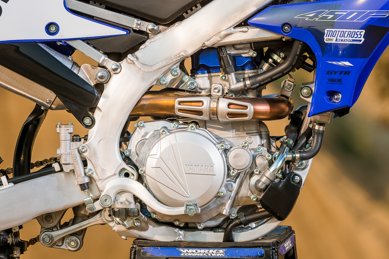 2022 Yamaha YZ450F двигатель