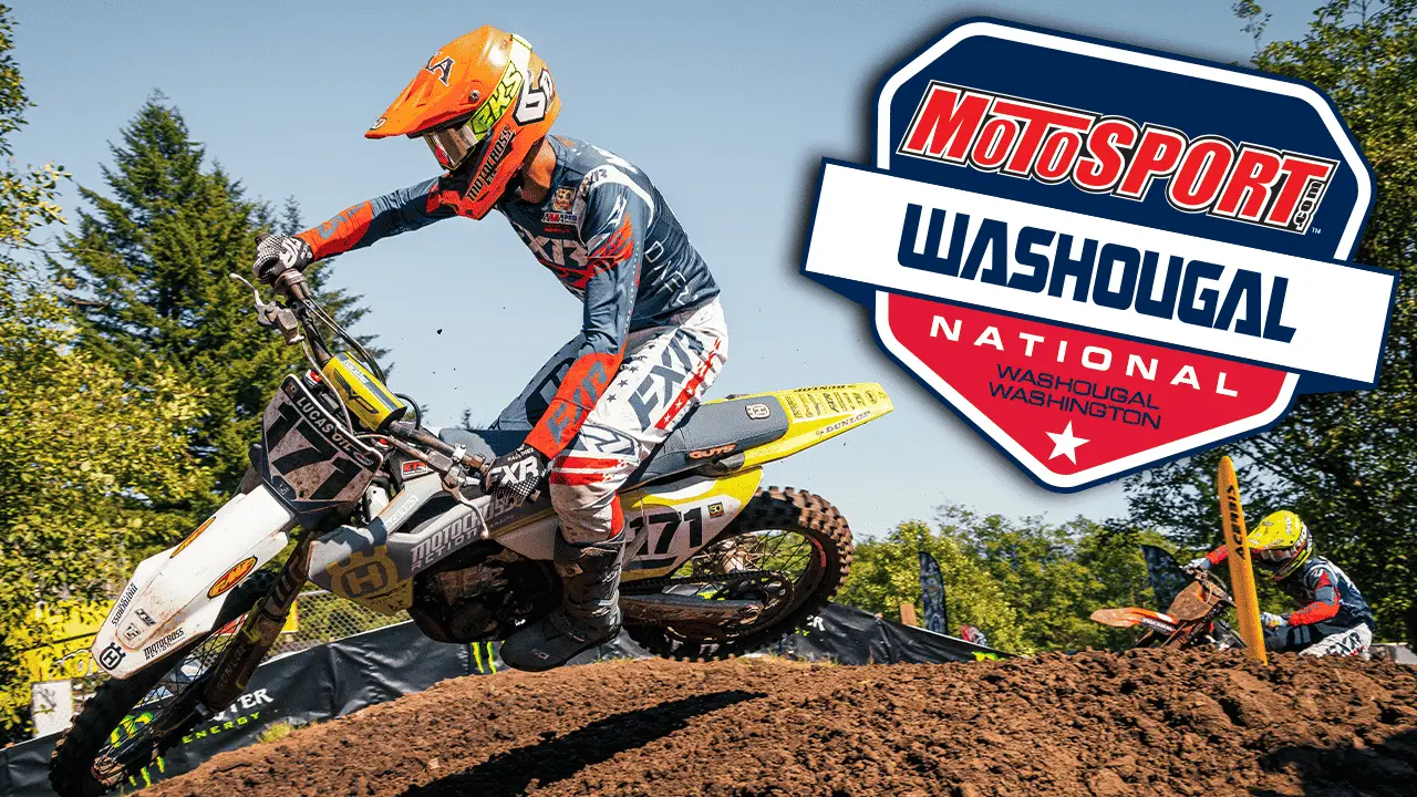 THREE MXA TEST RIDERS TAKE ON WASHOUGAL NATIONAL picture image