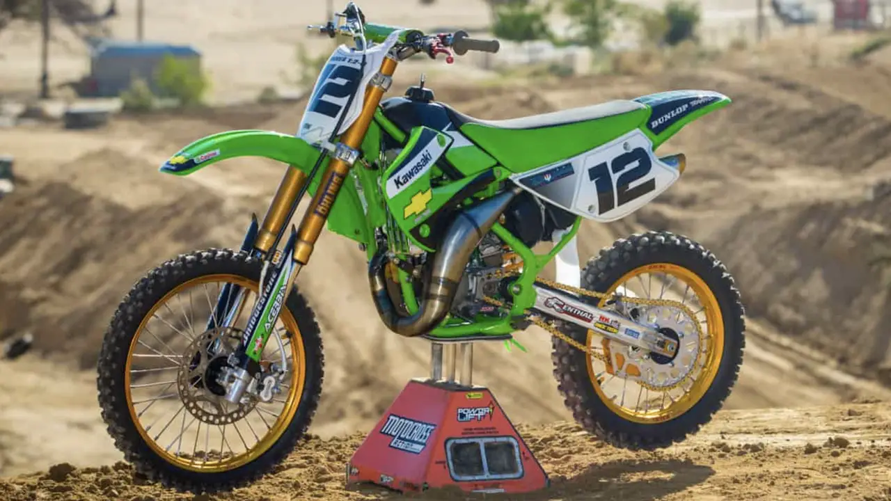 TWO-STROKE TUESDAY: 1991 KX80 CHASSIS WITH KX125 ENGINE - Motocross Action  Magazine