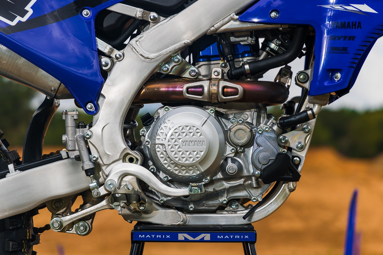 2023 Yamaha YZ450F engine