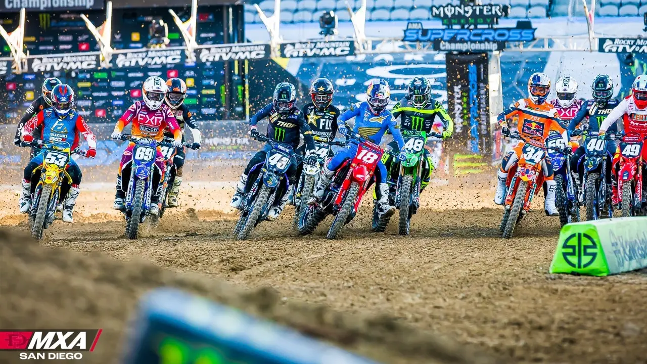 2023 ATLANTA SUPERCROSS // 250 PRINCIPAIS RESULTADOS DO EVENTO