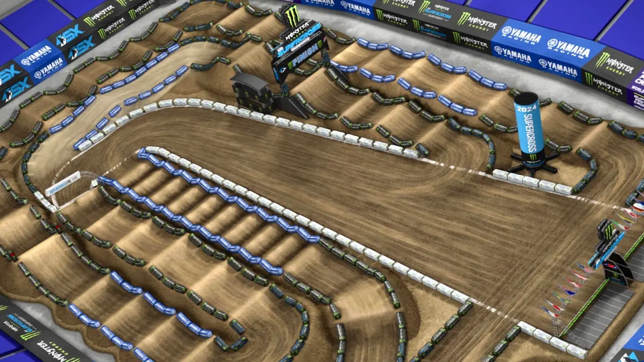 TAKE A LAP OF SATURDAY'S INDIANAPOLIS SUPERCROSS TRACK