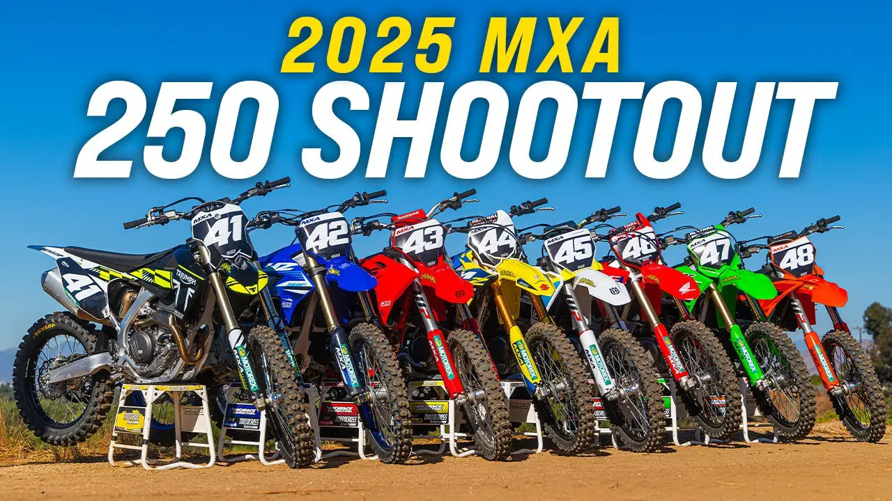 2025 MOTOCROSS ACTION 250 SHOOTOUT: SUZUKI, TRIUMPH, KAWASAKI, HONDA, YAMAHA, GASGAS, HUSQVARNA, KTM