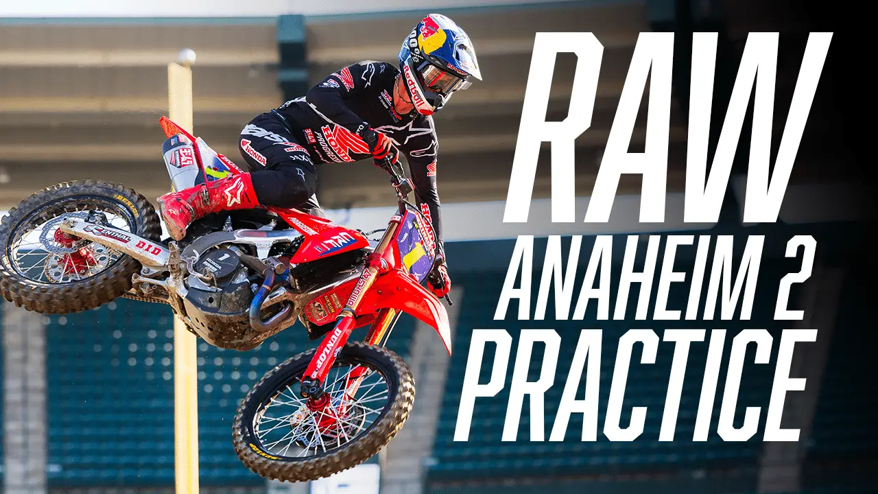 2025 ANAHEIM 2 SUPERCROSS PRESS DAY RAW VIDEO Motocross Action Magazine