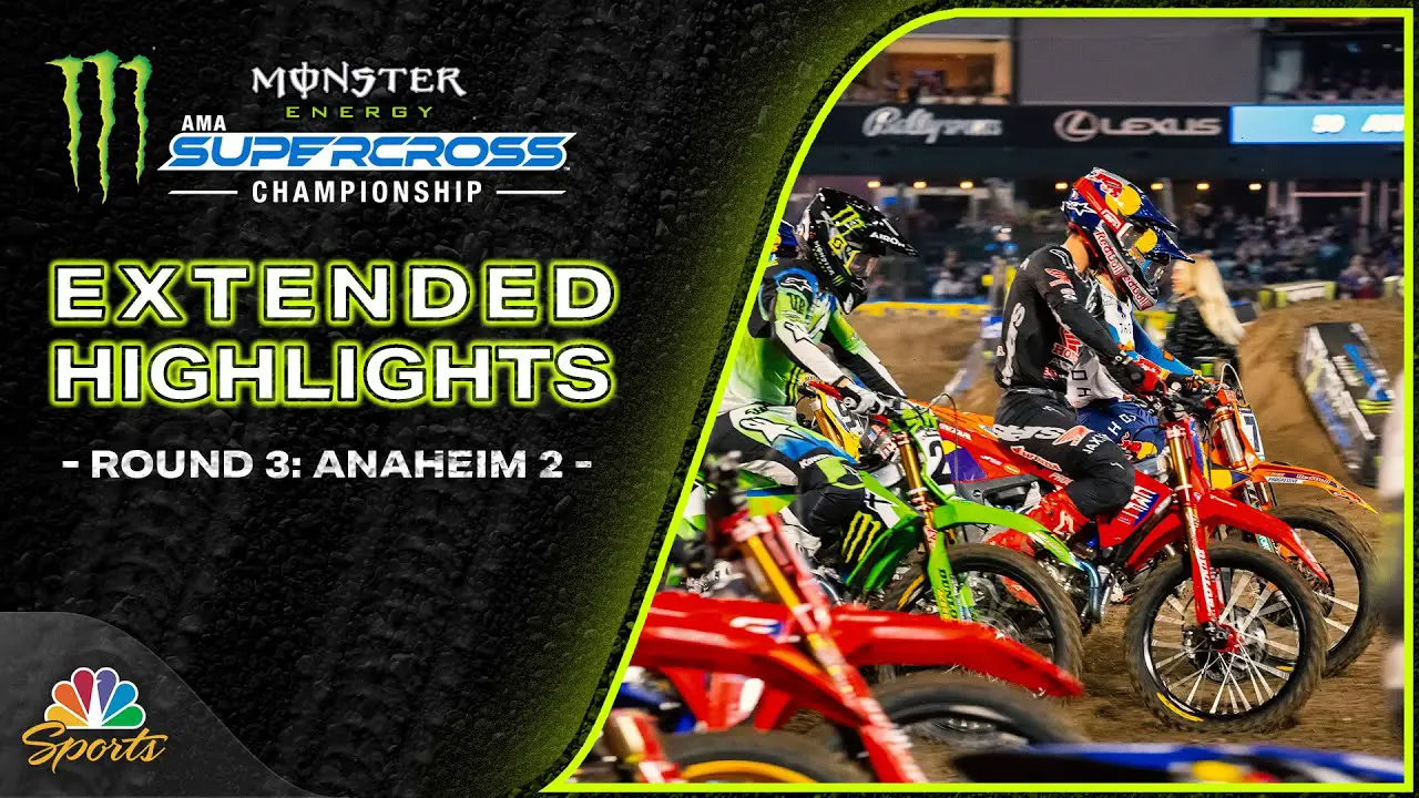 SUPERCROSS NEWS! NEW WINNERS AT ANAHEIM 2 & LOTS OF FIREWORKS ON THE TRACK