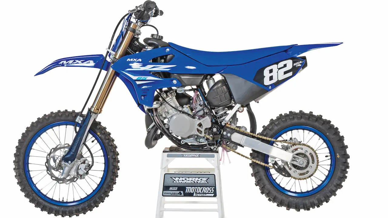 MXAレーステスト：2025年型ヤマハYZ85ミニサイクルの本格テスト