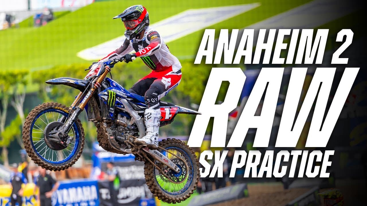 2026 ANAHEIM 2 SUPERCROSS // PRESS DAY PRACTICE VIDEO