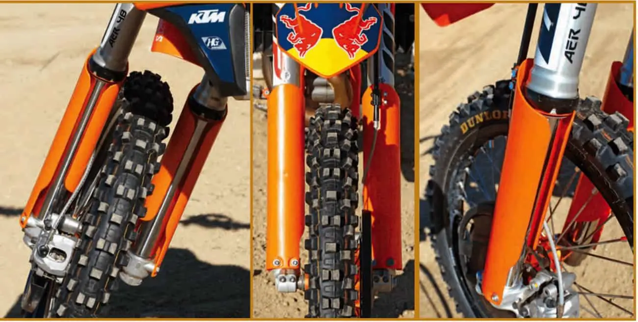 dirt bike fork covers