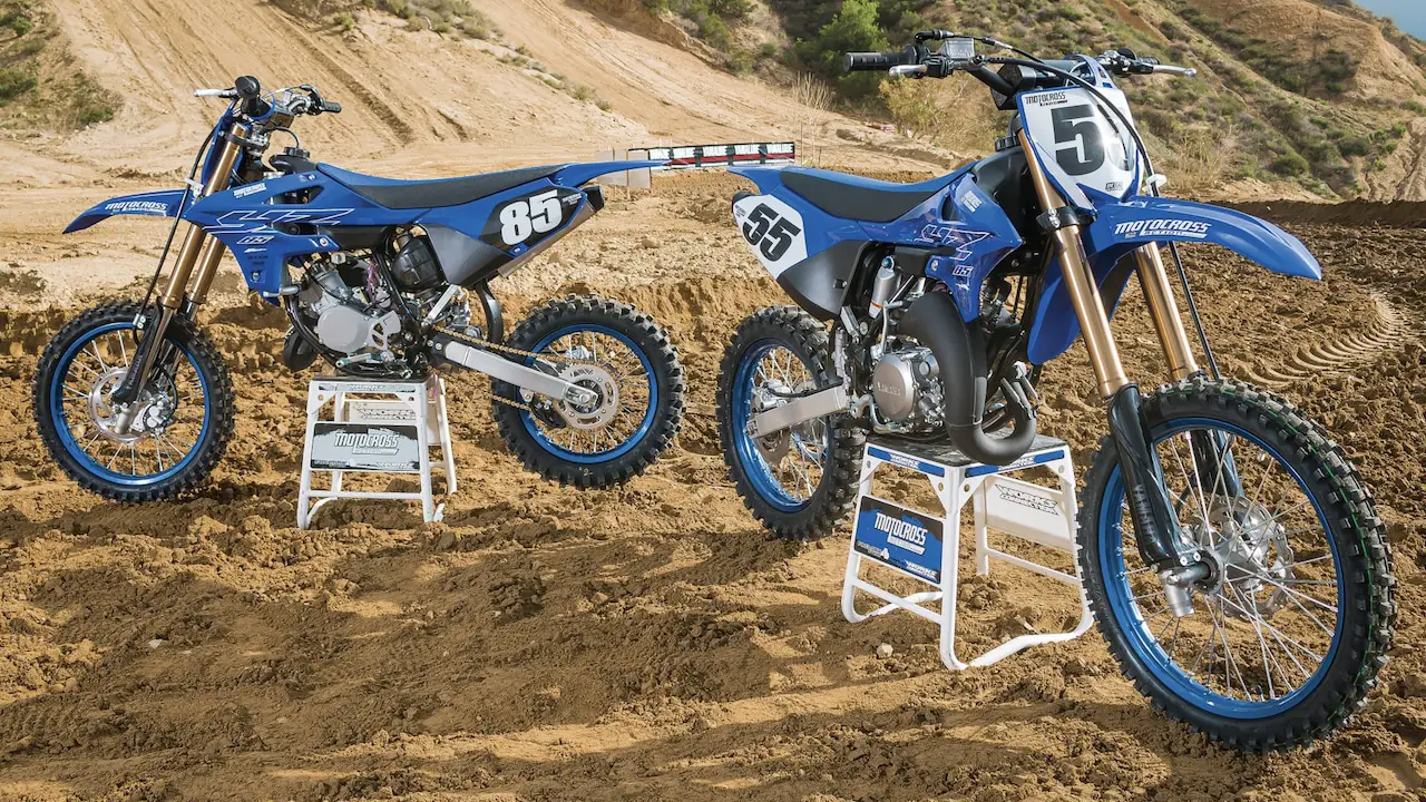 MXAレーステスト：2022 YAMAHA YZ85 / YZ85 LARGE WHEELの実際のテスト